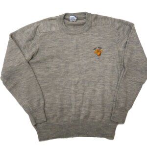 Champion West Point Sweater Vintage Mens XL Gray